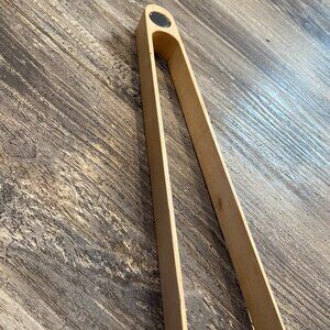 Handcrafted Maple Wooden Tongs | Lightweight Kitchen & Serving Utensil